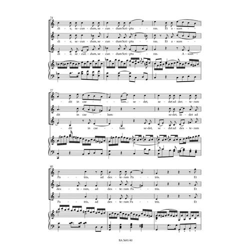 MOZART W. A.: MISSA IN C MAJ "CORONATION MASS" KV317 (ARRANGED FOR FEMALE CHOIR SMA) VOCAL SCORE - URTEXT