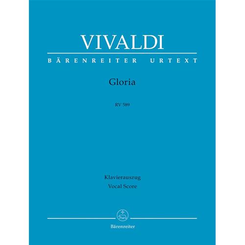 VIVALDI A.: GLORIA RV589 CORO SATB RID. PIANO - URTEXT