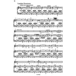 MOZART W. A.: VESPERAE SOLENNES DE CONFESSORE KV 339 - VOCAL SCORE C-PF URTEXT