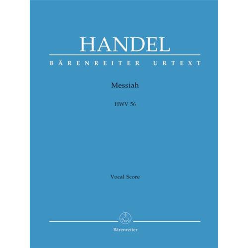 HANDEL G. F.: MESSIAH HWV 56 VOCAL SCORE URTEXT (ENGLISH-TESTO INGLESE)
