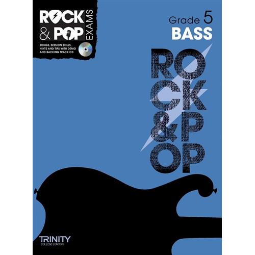 AA. VV.: ROCK & POP EXAMS: BASS - GRADE 5 CON CD PLAY-ALONG TRINITY COLLEGE LONDON