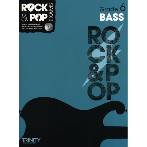 AA. VV.: ROCK & POP EXAMS: BASS - GRADE 6 CON CD PLAY-ALONG TRINITY COLLEGE LONDON