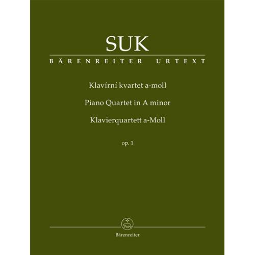 SUK J.: PIANO QUARTET IN A MINOR OP. 1 - URTEXT