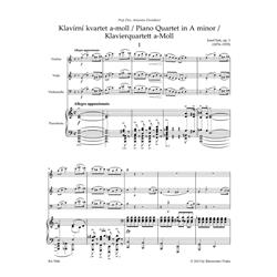 SUK J.: PIANO QUARTET IN A MINOR OP. 1 - URTEXT