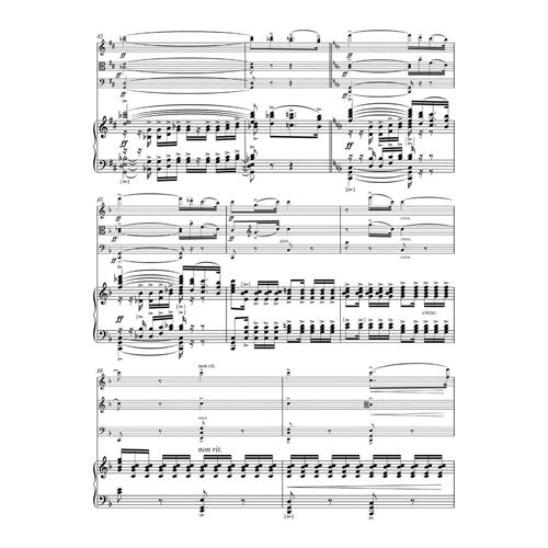 SUK J.: PIANO QUARTET IN A MINOR OP. 1 - URTEXT