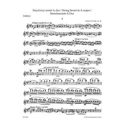 DVORAK A.: STRING SEXTET IN A MAJ OP. 48 - PARTI - URTEXT