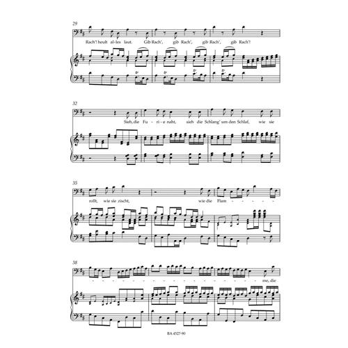 MOZART W. A.: ALEXANDER'S FEAST - KV 591 CANTATA IN 2 PARTS BY G. F. HANDEL IN THE ARRANGEMENT OF W. A. MOZART - VOCAL SCORE C-PF URTEXT