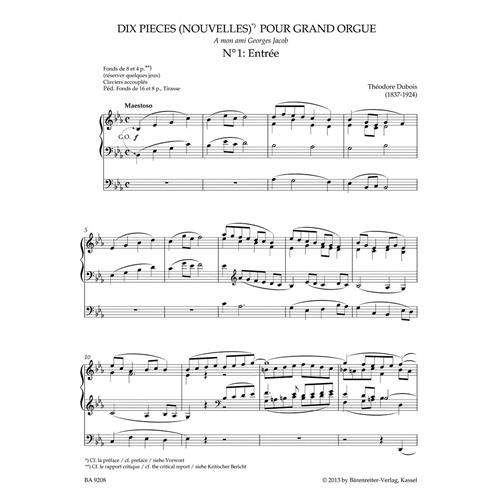 DUBOIS T.: SAMTLICHE ORGELWERKE - COMPLETE ORGAN WORKS VOL. 5 URTEXT