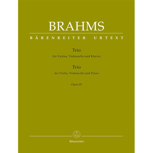 BRAHMS J.: TRIO FOR VIOLIN, VIOLONCELLO AND PIANO OP. 87 - URTEXT