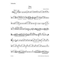 BRAHMS J.: TRIO FOR VIOLIN, VIOLONCELLO AND PIANO OP. 87 - URTEXT