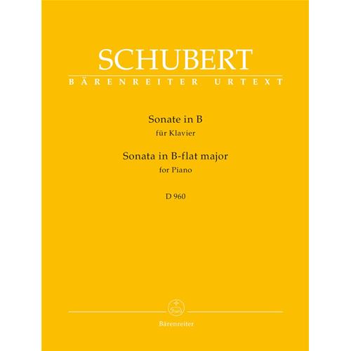 SCHUBERT F.: SONATA IN B FLAT MAJ D960