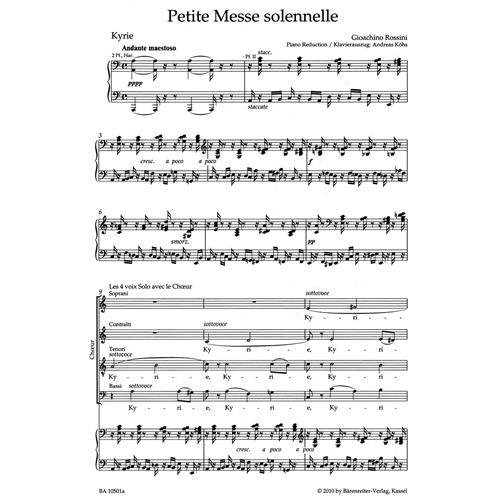 ROSSINI G.: PETITE MESSE SOLENNELLE