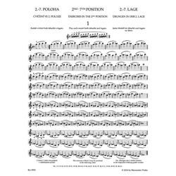 SEVCIK O.: SCHOOL OF VIOLIN TECHNIQUE OP. 1 BOOK 2 - 2ND-7TH POSITION