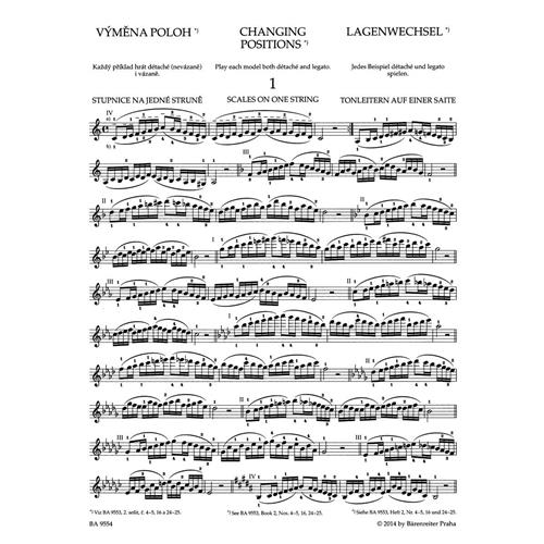 SEVCIK O.: SCHOOL OF VIOLIN TECHNIQUE OP. 1 BOOK 3 - CHANGING POSITIONS