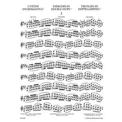 SEVCIK O.: SCHOOL OF VIOLIN TECHNIQUE OP. 1 BOOK 4 - EXERCISES IN DOUBLE STOPS AND HARMONICS