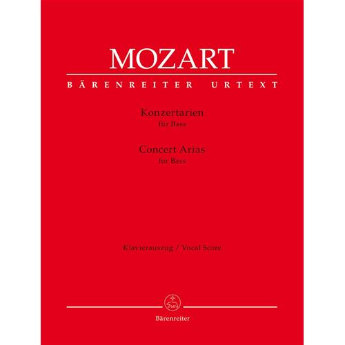 MOZART W. A.: CONCERT ARIAS FOR BASS - URTEXT