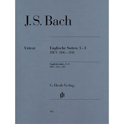 BACH J. S.: SUITES INGLESI 1 - 3 BWV 806 - 808