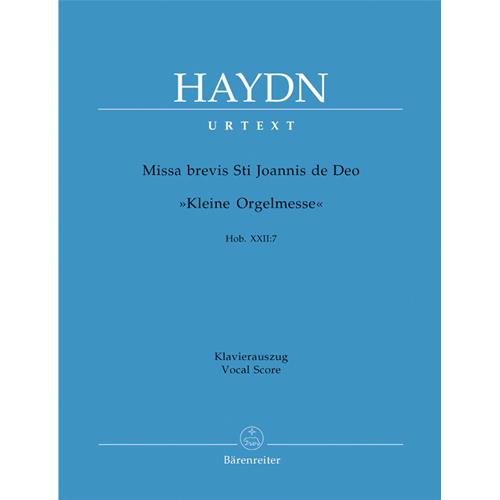 HAYDN F. J.: MISSA BREVIS STI JOANNIS DE DEO - LITTLE ORGAN MASS HOB. XXII:7 - VOCAL SCORE C-PF URTEXT