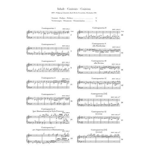 BACH J. S.: THE ART OF FUGUE BWV 1080