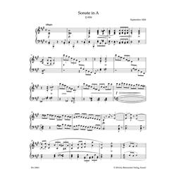 SCHUBERT F.: SONATA IN A MAJ D959 - URTEXT