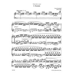 SCHULHOFF E.: SONATAS FOR PIANO NO. 1-3 - URTEXT