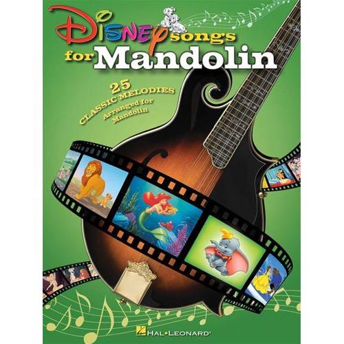 AA. VV.: DISNEY SONGS FOR MANDOLIN - 25 CLASSIC MELODIES