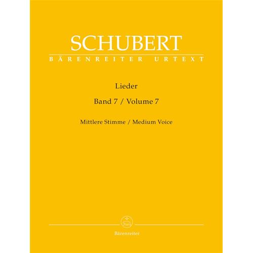 SCHUBERT F.: LIEDER VOL. 7 - MEDIUM VOICE URTEXT