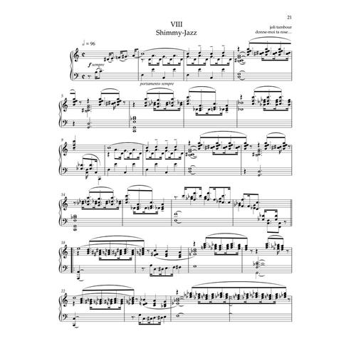 SCHULHOFF E.: JAZZ-INSPIRED WORKS - URTEXT