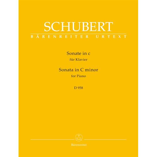 SCHUBERT F.: SONATA IN C MINOR D 958 - URTEXT
