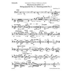 SUK J.: STRING QUARTET N. 2 OP. 31 - PARTI - URTEXT