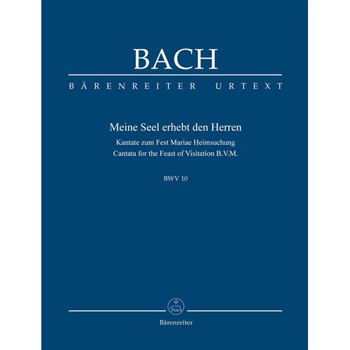 BACH J. S.: MEINE SEEL ERHEBT DEN HERREN BWV 10 - STUDY SCORE (FULL SCORE) URTEXT