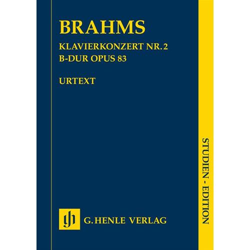 BRAHMS J.: PIANO CONCERTO N. 2 OP. 83 IN - URTEXT STUDY SCORE
