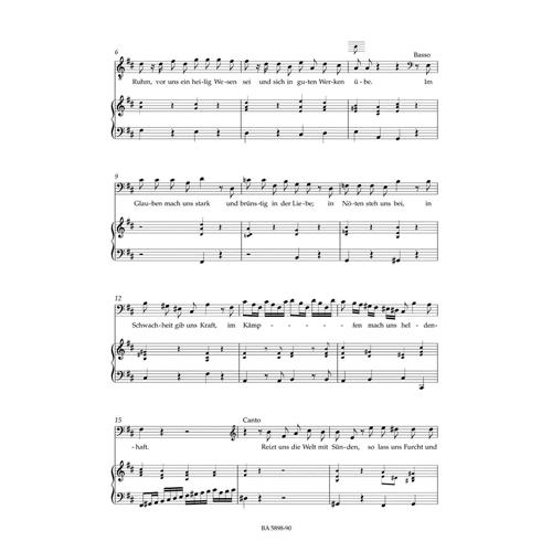 TELEMANN G. P.: GOTT DER HOFFNUNG ERFULLE EUCH TVWV 1:634 - VOCAL SCORE URTEXT