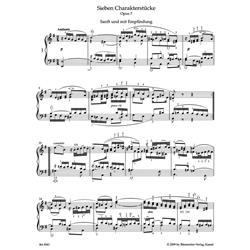 MENDELSSOHN F. B.: 7 CHARACTER PIECES OP. 7 - 6 CHILDREN'S PIECES OP. 72 - URTEXT