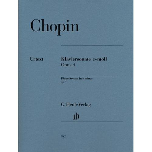 CHOPIN F.: PIANO SONATA IN C MINOR OP. 4