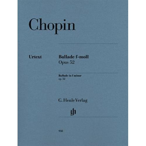CHOPIN F.: BALLADE IN F MINOR OP. 52