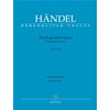 HANDEL G. F.: THE KING SHALL REJOICE - CORONATION ANTHEM HWV 260 - VOCAL SCORE C-PF URTEXT