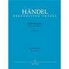 HANDEL G. F.: ZADOK THE PRIEST - CORONATION ANTHEM HWV 258 - VOCAL SCORE C-PF URTEXT
