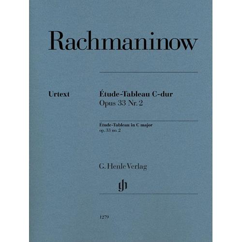 RACHMANINOFF S.: ETUDE-TABLEAU IN C MAJ. OP. 33 N. 2 - PIANO URTEXT