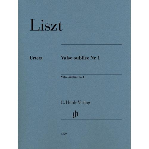 LISZT F.: VALSE OUBLIÉE N. 1 - PIANO URTEXT