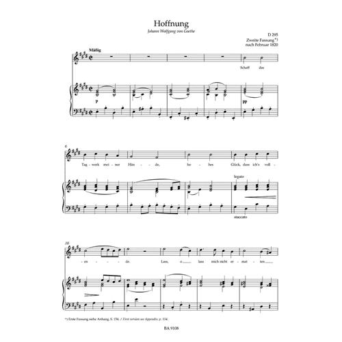 SCHUBERT F.: LIEDER VOL. 8 - HIGH VOICE URTEXT
