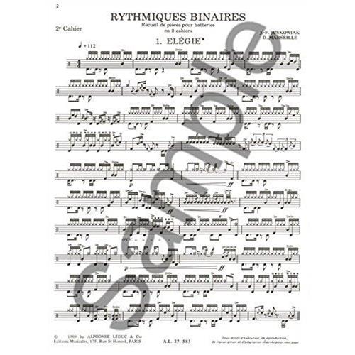 JUSKOWIAK J. F. - MARSEILLE D.: RYTHMIQUES BINAIRES VOL. 2