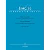 BACH J.S.: TRE SONATE PER VIOLA DA GAMBA (VIOLA) E CLAVICEMBALO BWV 1072-1029