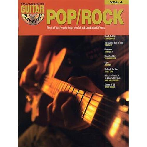 AA. VV.: GUITAR PLAY ALONG - POP ROCK 4 (CON CD) TAB