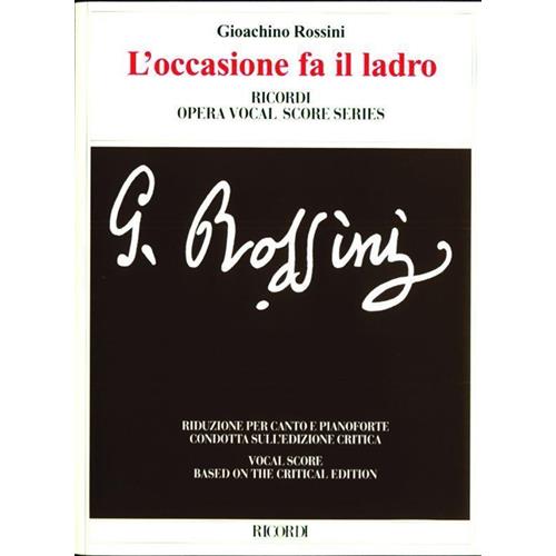 ROSSINI G.: L'OCCASIONE FA IL LADRO