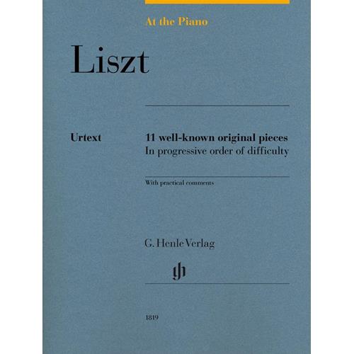 LISZT F.: AT THE PIANO - 11 WELL-KNOW ORIGINAL PIECES IN PROGRESSIVE ORDER OF DIFFICULTY