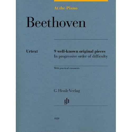 BEETHOVEN L. V.: AT THE PIANO - 9 WELL-KNOW ORIGINAL PIECES IN PROGRESSIVE ORDER OF DIFFICULTY