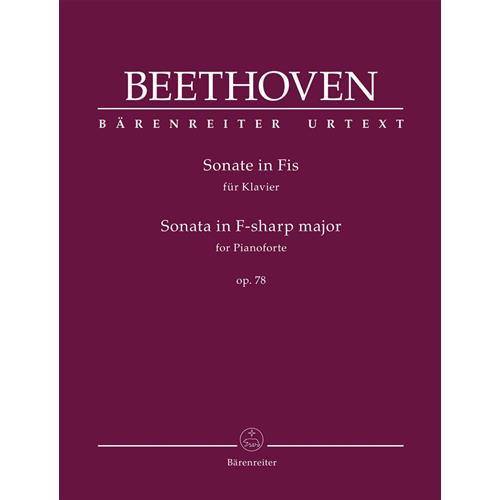 BEETHOVEN L. V.: SONATA IN F# OP. 78 "A THERESE"- URTEXT