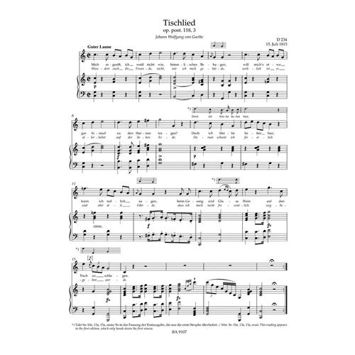 SCHUBERT F.: LIEDER VOL. 7 - HIGH VOICE URTEXT