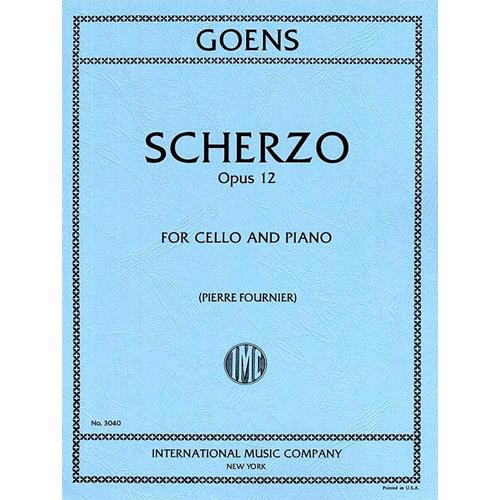 GOENS D.V.: SCHERZO OP. 12 PER VIOLONCELLO E PIANOFORTE (FOURNIER)